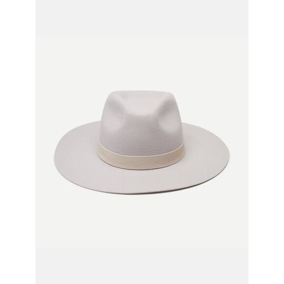 WYETH Women\'s Silver Gray River 100% Fedora Hat One Size NWT main image 12